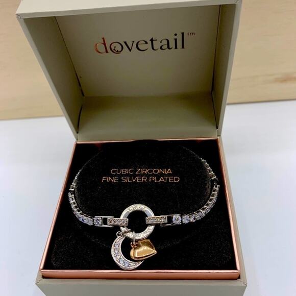 DOVETAIL bracelet. Fine silver plated. New in box - Picture 2 of 2